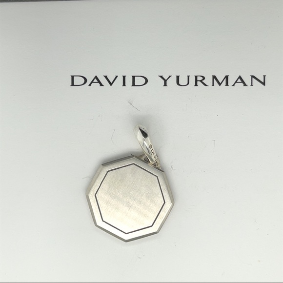 David Yurman Sterling Silver Mens & Womens St. Saint Patrick Amulet Pendent - Picture 5 of 6